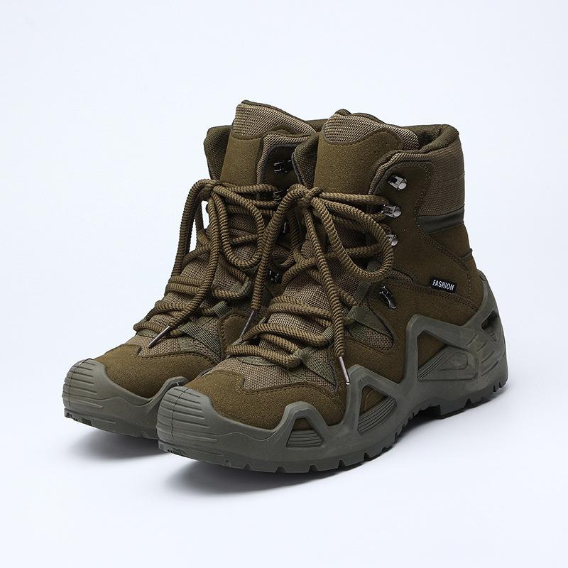 Outdoor Training Hiking Shoes, Wear-resistant Boots, Outdoor All-season Hiking Boots, High-top Boots