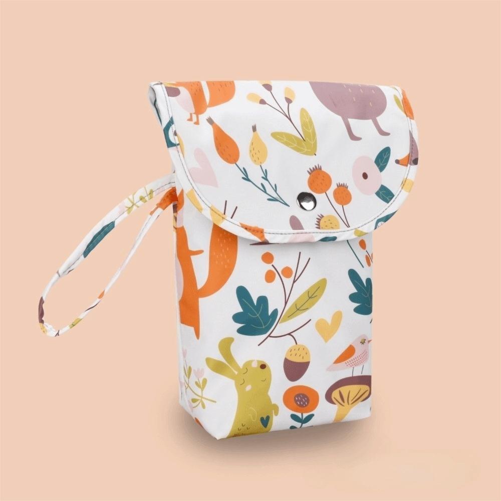 Cartoon Mommy Handbag Oxford Cloth Diaper Storage Bag Portable Baby Diaper Bag  Going Out