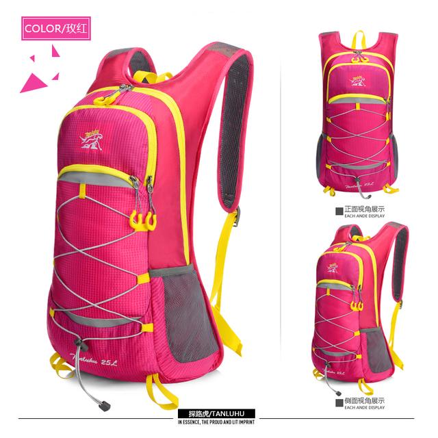 

Мужской и женский рюкзак, водонепроницаемый велосипедный рюкзак, рюкзаки, рюкзак для езды, рюкзак для езды, повседневная сумка One Size горячий розовый