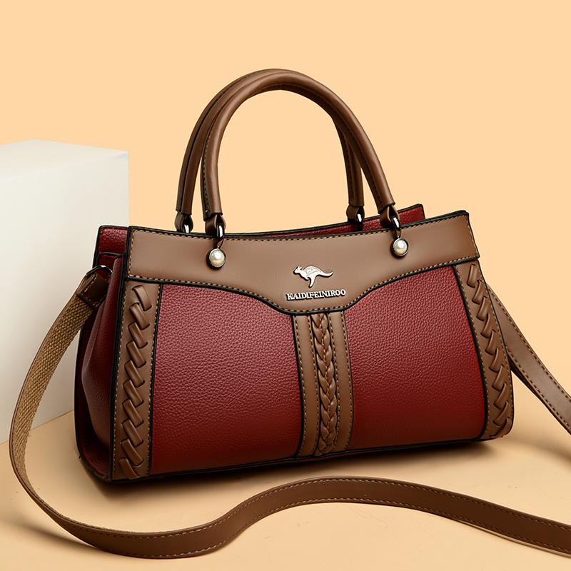 Luxury Leather Handbags Designer Retro Crossbody bags for Women 2025 New Large Capacity Shoulder Messenger Bag Tote Bags