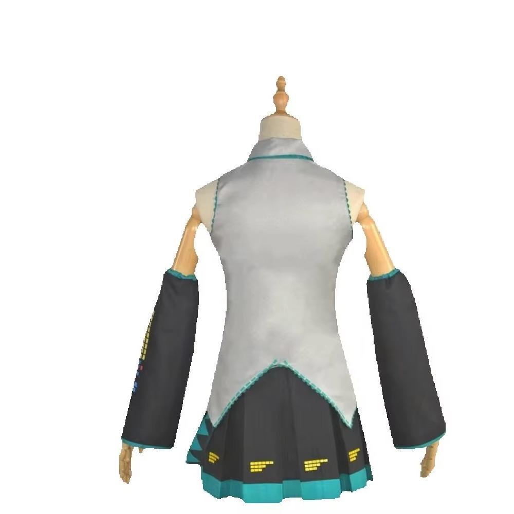 Výkonnostní oblečení pro anime postavy MIKU Anime oblečení Cosplay oblečení JK sukně Stejný oblek Paruka Doplňky Halloween