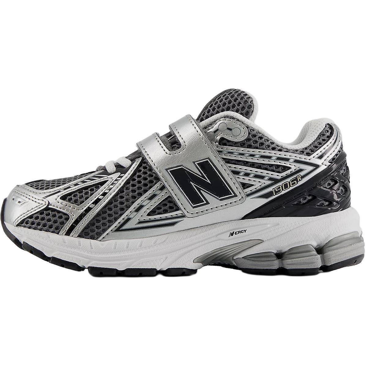(PS) New Balance 1906 Hook & Loop Wide Silver Black Kids PV1906CG EU 30