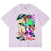 230 Gsm 100% Cotton Dandadan V20 Momo Print Unisex Heavy Cotton T Shirt