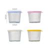 1/4Pcs 200Ml Glass Storage Jars Transparent Thicken Glass Storage Containers Multifunction Fresh-Keeping Mini Clear Jars Kitchen