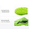 Li Ning Kids Soccer Low Top Shoes Kids Sneaker Fluorescent-Vanilla-Green YKGV002-3