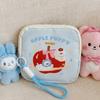 Large Capacity Coin Purse Multifunctional Portable Sanitary Napkins Storage Bag with Zipper with Handle Cosmetic Bag