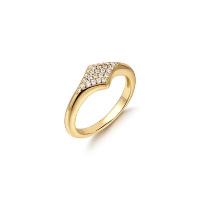 Ania Haie Pavé Sparkle 925 Silver Ring R061-05G