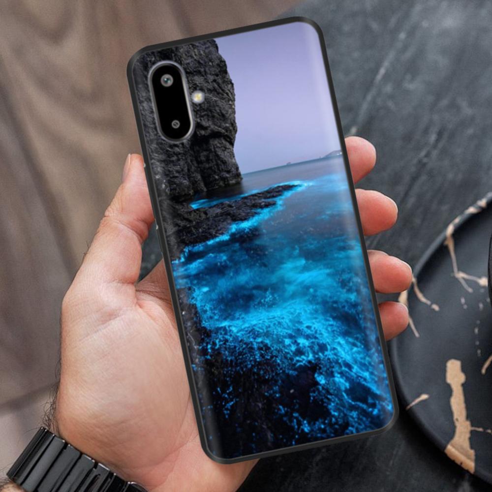 Case For Samsung Galaxy M06 Case 6.74" Cute Flower Cover Soft Silicon Matte Protective Fundas For Samsung F06 Bags Cartoon Shell