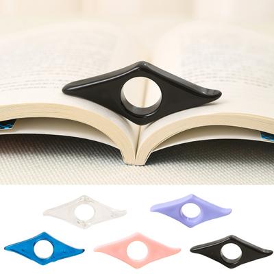 Book Page Holder Compact Size Lightweight Reusable Thumb Ring Book Page Holder Bookmark Stationery Accessories