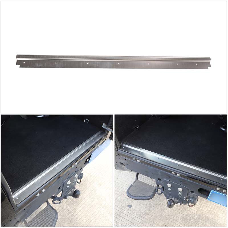 

For Land Rover Defender 2004-2018 rear tailgate edge guard, suitcase tailgate guard, auto parts, replacement model серебряный