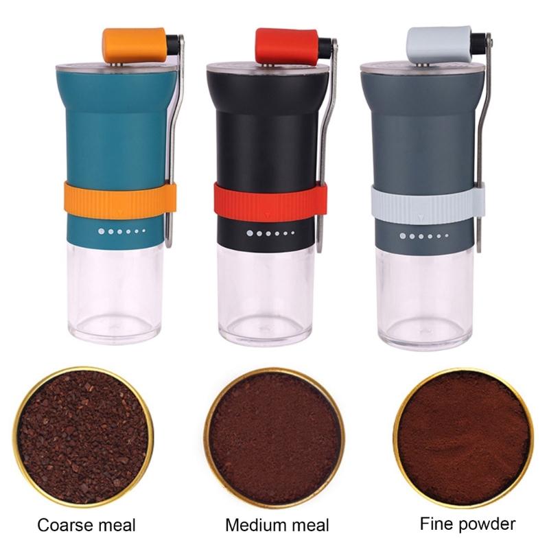 Effiziente Handkaffeemühle Praktische manuelle Kaffeemühle mit Keramikmahlwerk Für Outdoor-Abenteuer