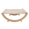 Wooden Cat Hammock Foldable Removable Breathable Slip Resistance Elevated All Seasons Cat Swing Bed