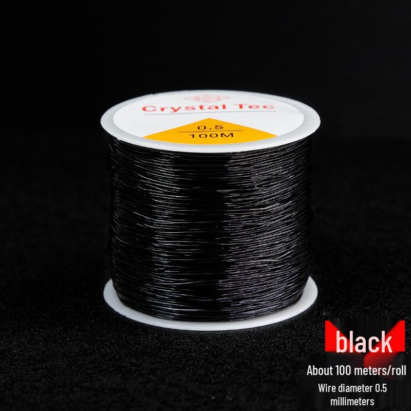 Transparent Elastic Cord for Beading and Jewelry - Wear-resistant, DIY Wenwan, Buddhist Bracelets