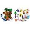 World My Minecraftinglys Building Blocks Village Tree House Warhorse Bricks Toys