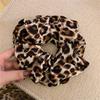 Stylish Scrunchies Leopard Print Hair Ties Comfortable Elastic Bands Styling Hair Accessories for Women and Girls