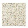 7Pcs Plain weave texture Cotton Fabric Orange floral print Patchwork Cloth  Patchwork production