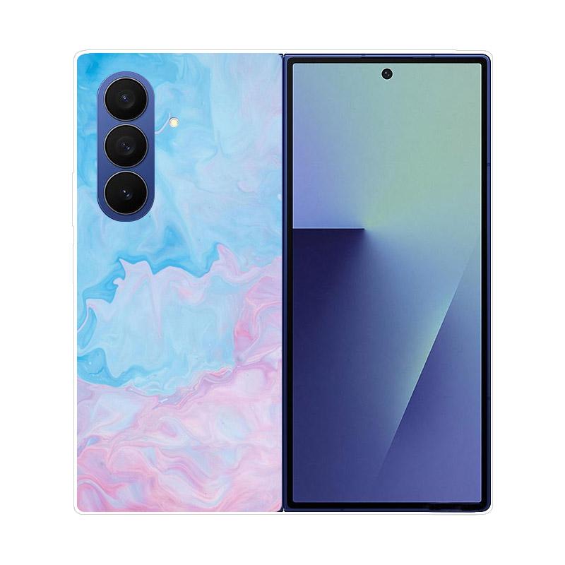 Transparent Folding Phone Case For Samsung Galaxy Z Fold 6 7 Clear Shockproof Hard PC Cover For Samsung Z Fold7 Fold6 Shell Capa