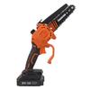 550W Mini Chainsaw with 6in 8in Saw Blade Handheld Powerful Chain Saw Dual Battery for Wood Cutting