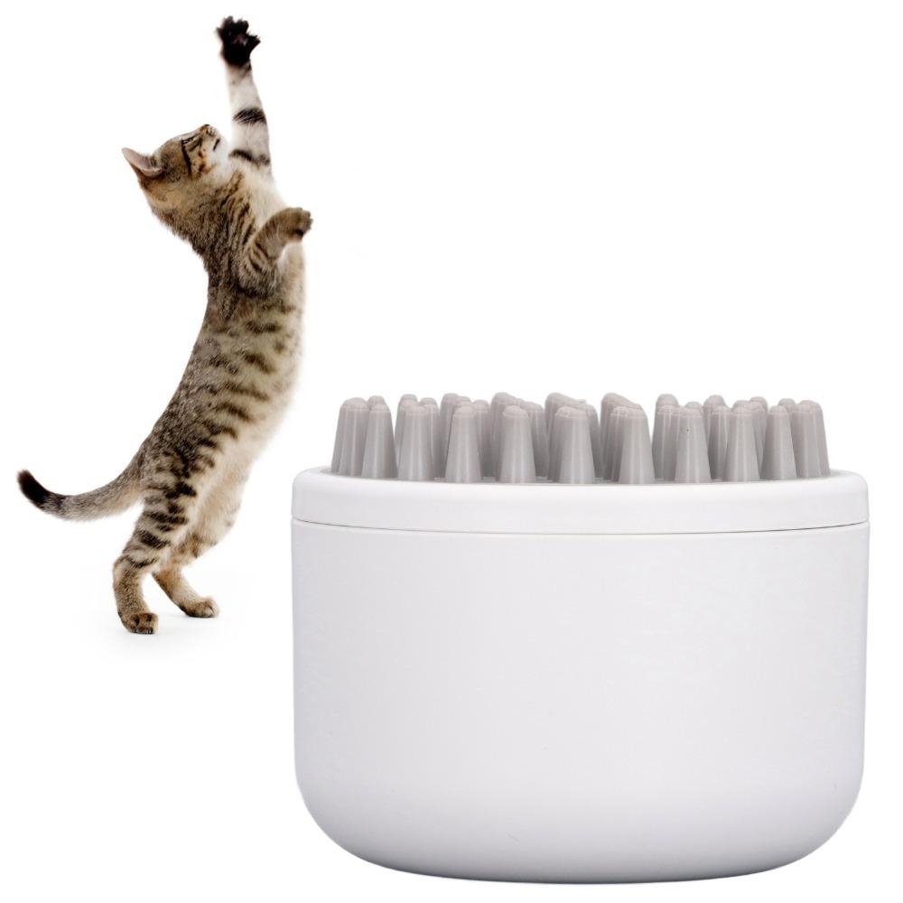 Soothing Massage Electric Pet Head Scalp Massager Dog Cat Grooming Brush Indoor Pet Relaxation