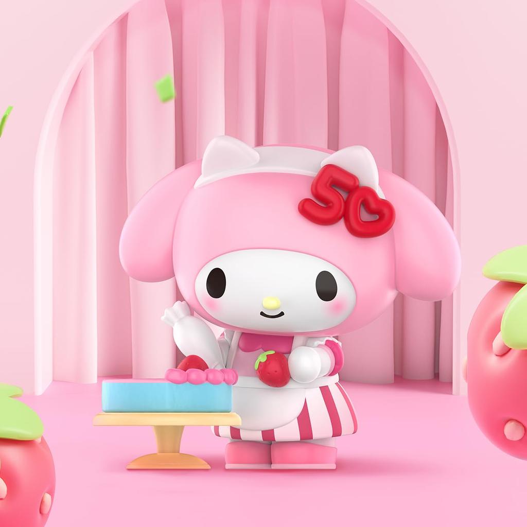 POP MART Sanrio characters Hello Kitty 50th Anniversary Series Box 12 Pop Mart Gacha Gacha Blind Box Figure Plastic Model Premium Toy PVC Soft Vinyl