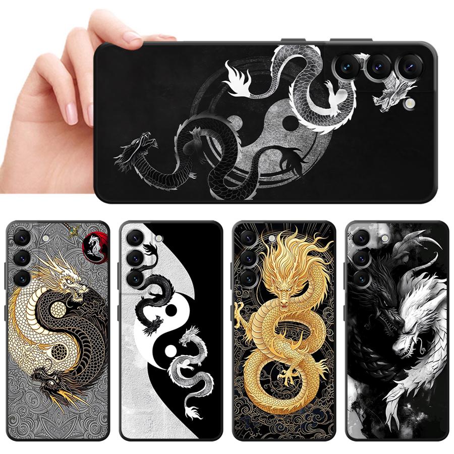 Funda Phone Cover Case for Xiaomi Redmi Note 10S 9S 7 8 11 9 12 Pro 13 Pro Plus 10 14 11s 12s Taiji Dragon
