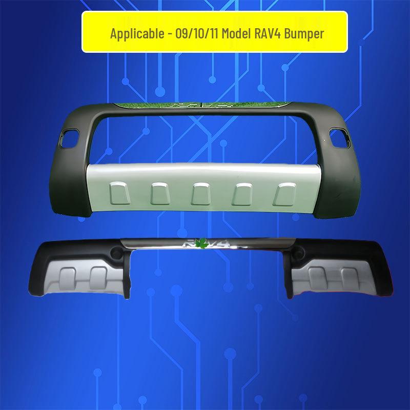 RAV4 Series Front and Rear Bumpers for 09-12 Models - Modified Guard Design