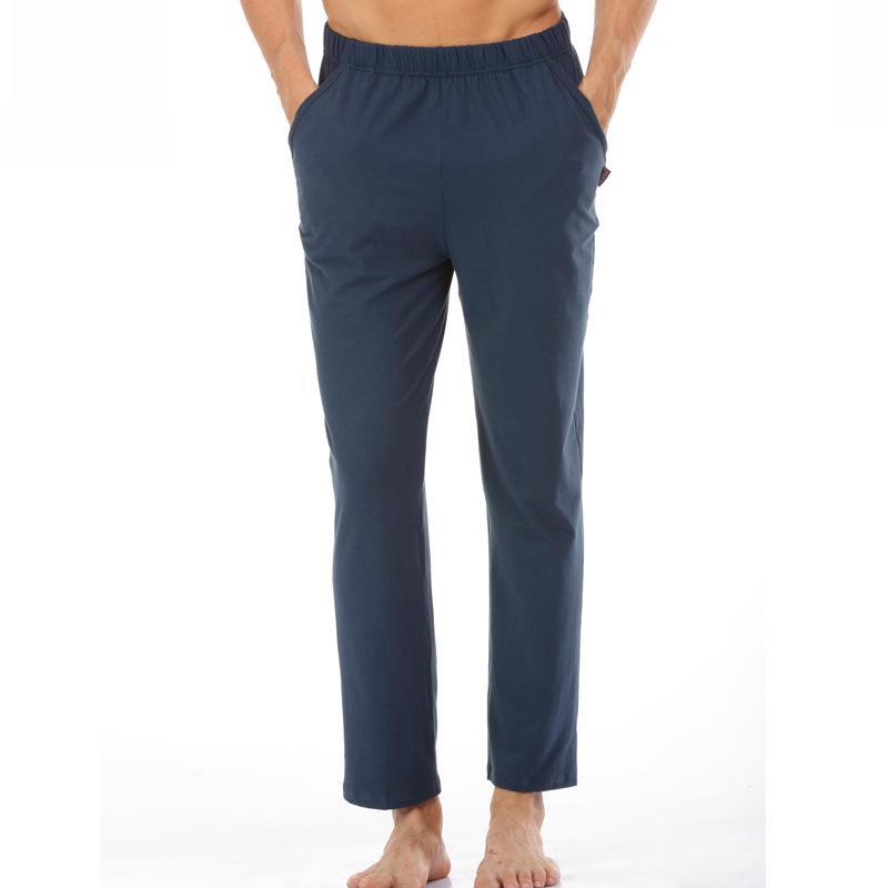 Yilanlu Men's Modal Cotton Loose Pajama Pants - Lightweight Summer Air-Conditioned Trousers