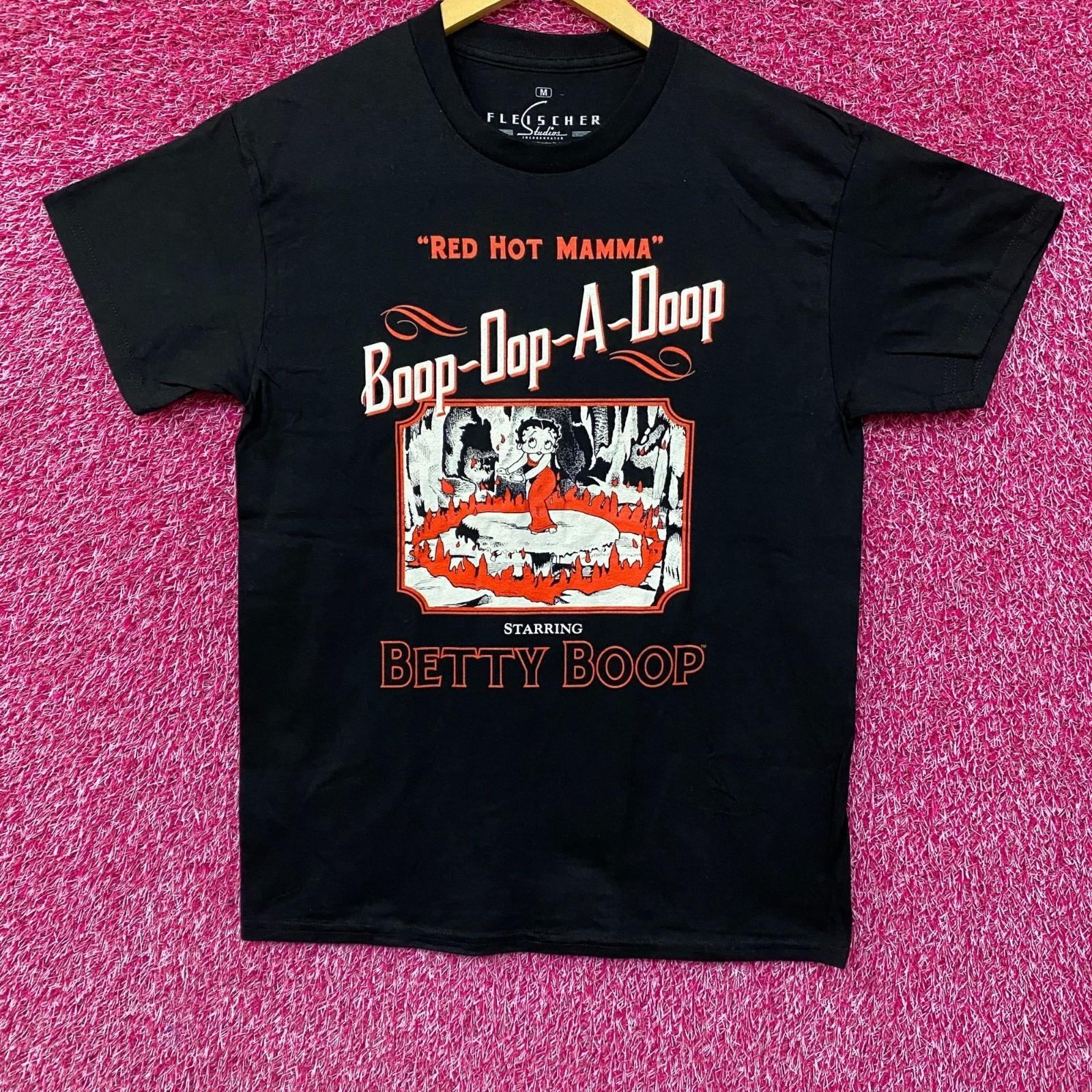 Betty Boop Red Hot Mama Retro Cartoon T-Shirt Medium S