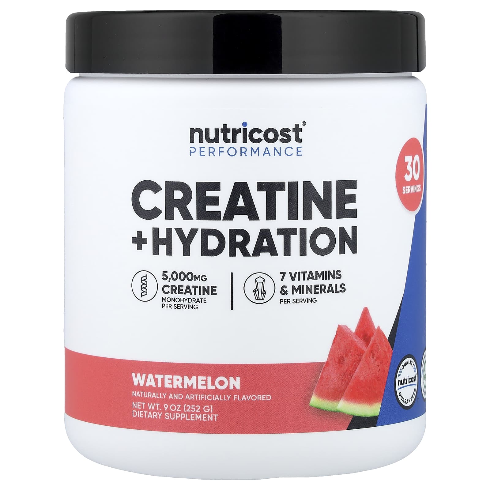 

Nutricost, Athletic Performance, Creatine + Hydration, Watermelon, 9 oz (252 g)