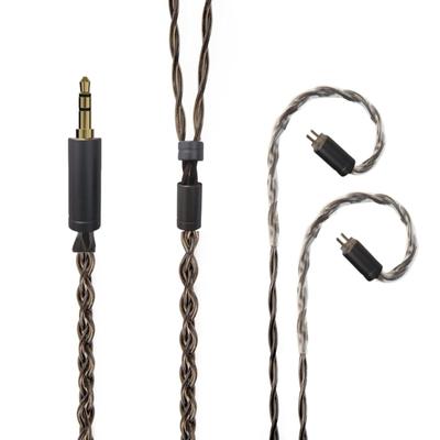 Silver Plated Copper Wire 2pin 0.78mm Headphone Cable with Enhanced Bass Detail 3.5mm Earphone Cable for Improved Sound