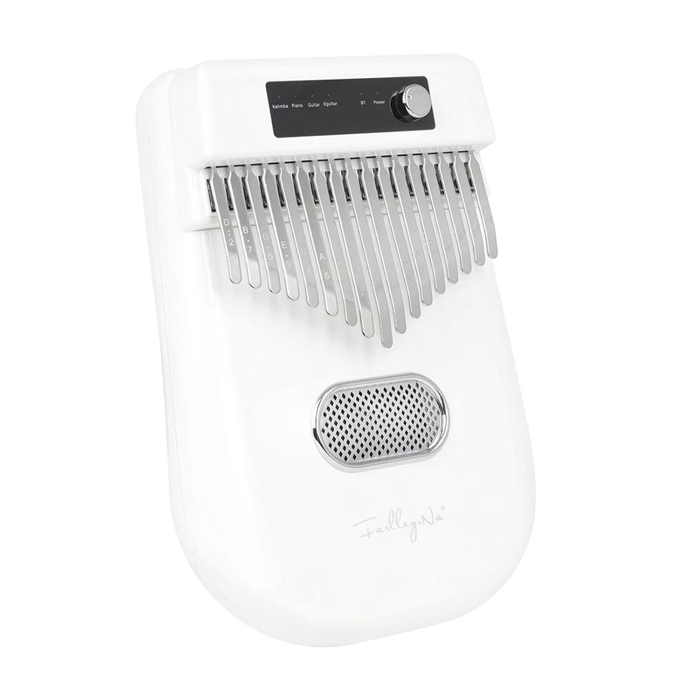 M MBAT Kalimba 17 Keys Electronic Thumb Piano Children's Music Toys 4 Tones Kalimba Finger Piano For Beginners Music Lovers