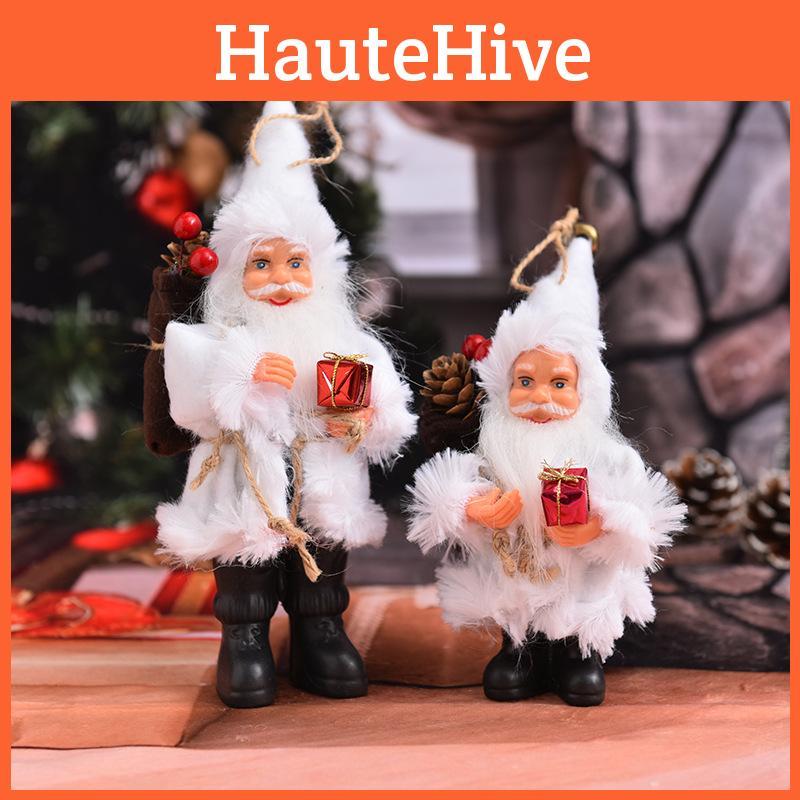 Timeless Design Santa Claus Candy Bag Ornaments For Elegant Xmas Tree Decor