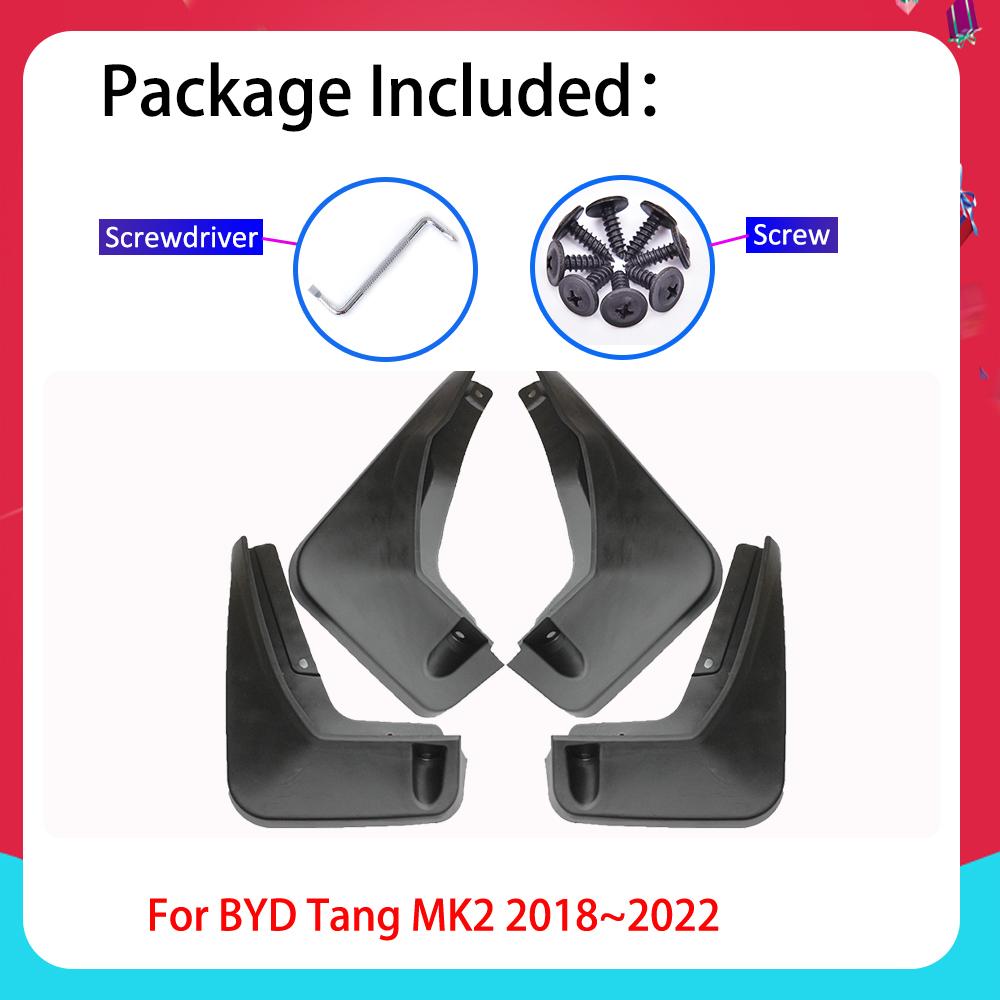 Fender Mudguard For BYD Tang MK2 2018  ~2022 Mudflap Flaps Front Rear Mud Splash Guards Parts Wheel Car Accessories