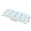 Extension Piece Storage Base 12cm X 4cm, Multi-Hole Plastic Rack for Garage Wall and Cabinet Area Arrangement Use