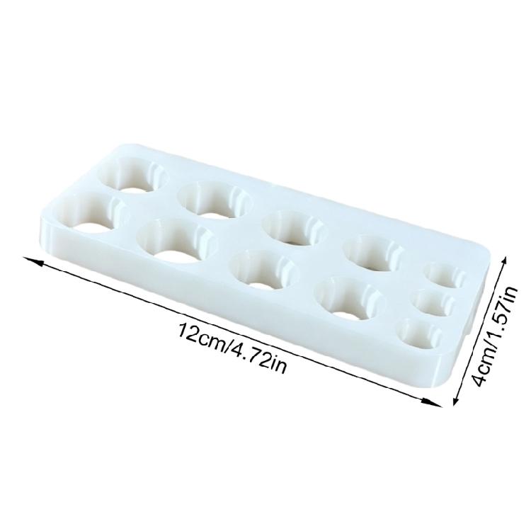 Extension Piece Storage Base 12cm X 4cm, Multi-Hole Plastic Rack for Garage Wall and Cabinet Area Arrangement Use