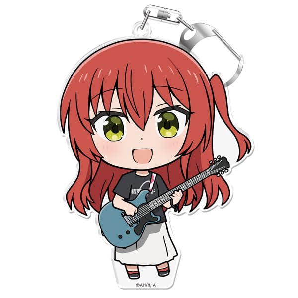 

Bocchi the Puni Keychain Ikuyo Kita Band Rock! Colle! (with stand) T-shirt Ver.