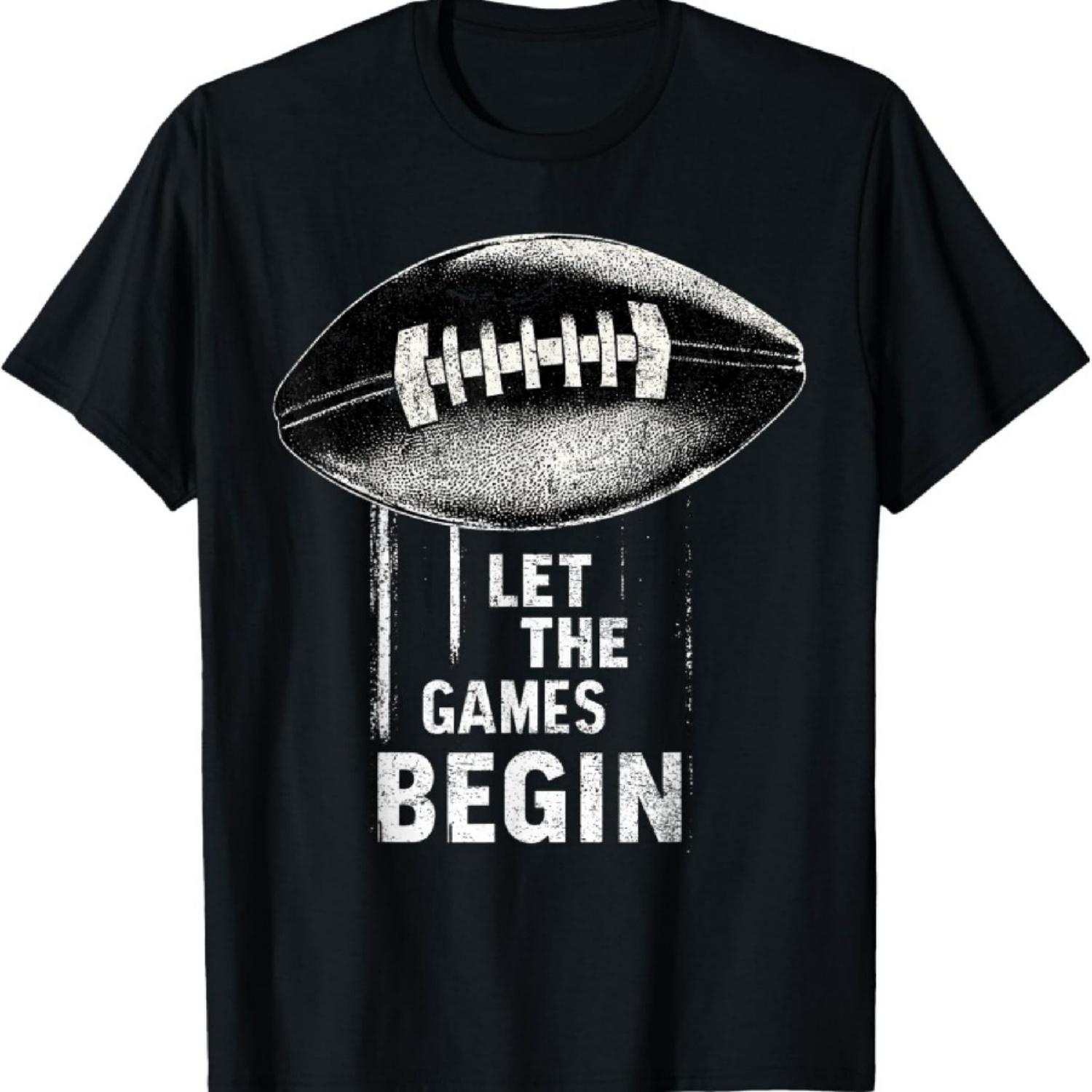 

Football College Highschool Distressed Retro Game Team Party T-Shirt XXXXXL