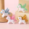 Unicorn Figurine Set Pvc Miniature Toys Creative Diy Collectible For Kids And Teens