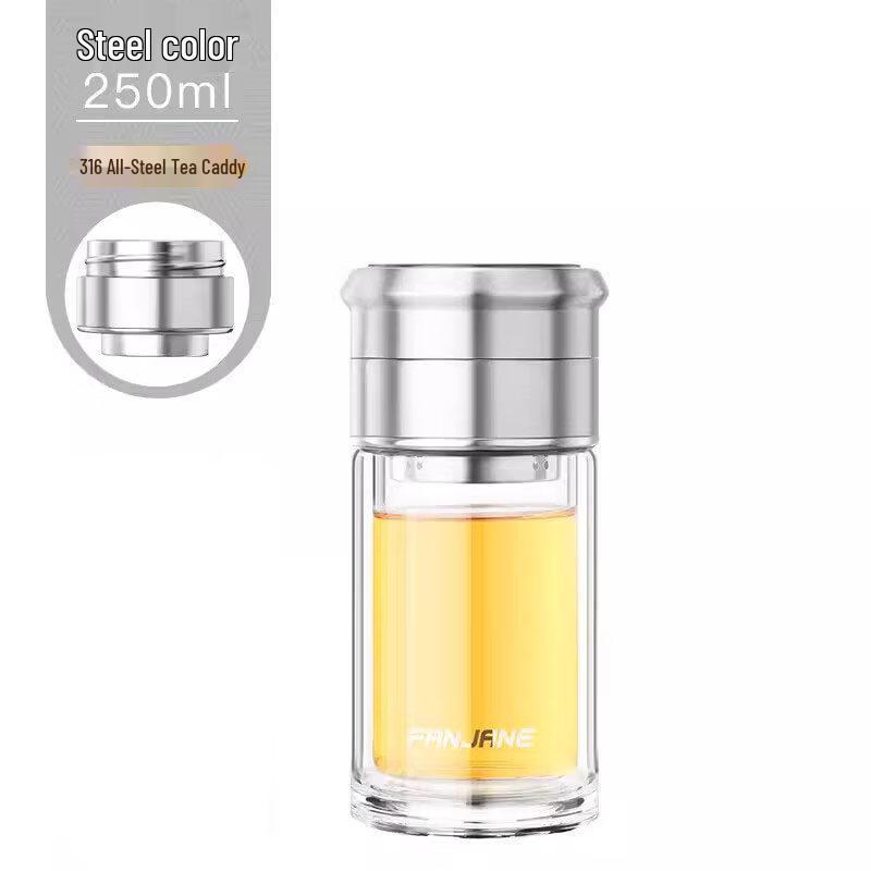Portable Glass Tea Infuser Bottle