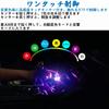 Second Generation Car USB Atmosphere Light, Interior Decoration Light, 7 Tone Colors, Stepless Dimming,