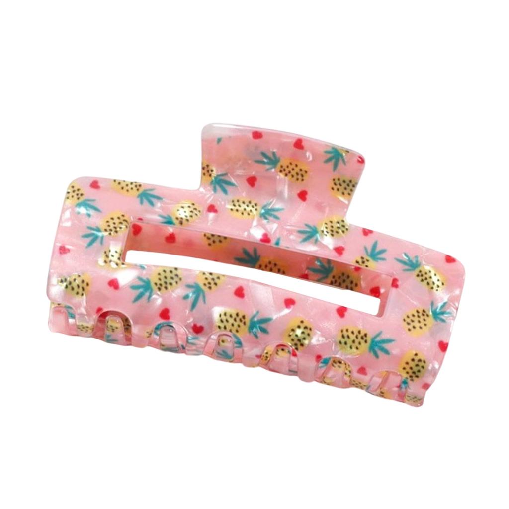 Lemon Fruit Hair Claw Clip For Women Slip Resistant Jaw Clamp Hair Accessories For Spring Theme Parties And Daily Use