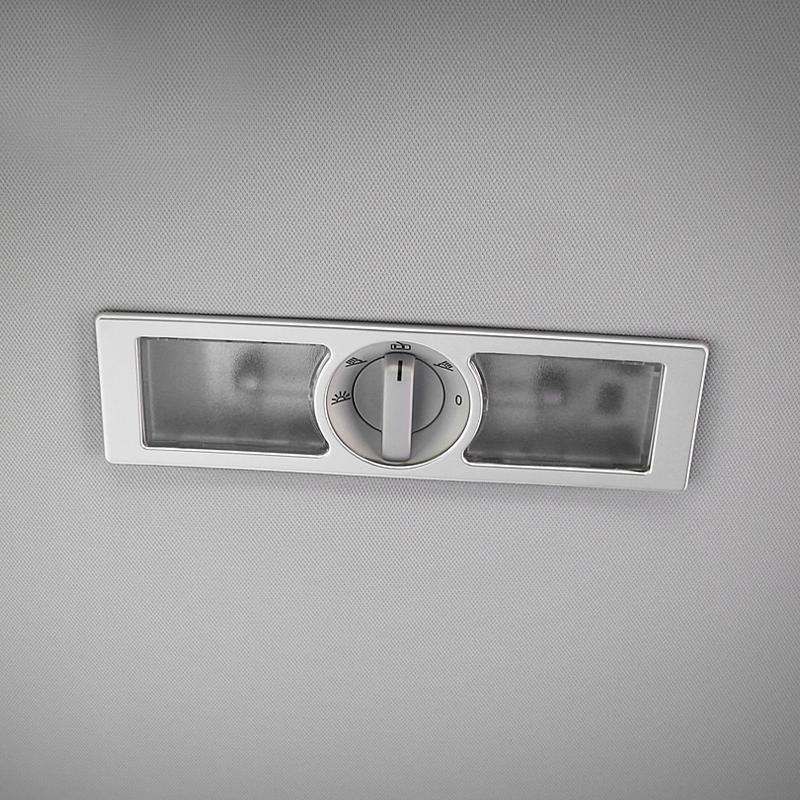 ABS Matte For Tiguan 2009 2010 2011 2012 2013 2014 2015 Car Front and Rear Reading Lampshade Cover Trim Auto Accessories Styling