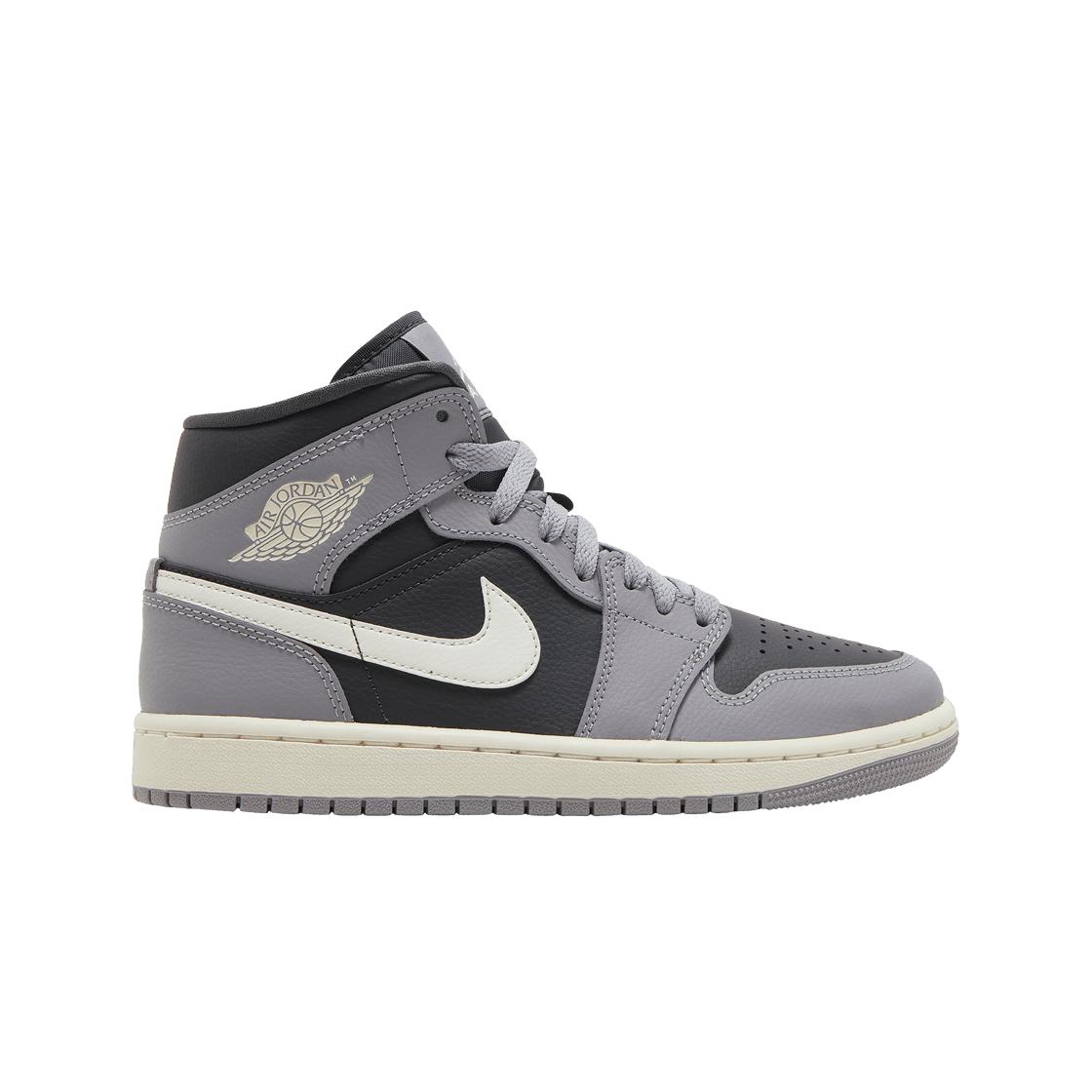 

Женские кроссовки Jordan 1 Mid Cement Grey BQ6472-022