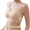 LangSha Seamless Bra for Women, Push-Up for Small Breasts, Spring And Summer Thin Style, Sports Backless Fixed Cup Wireless Brassiere