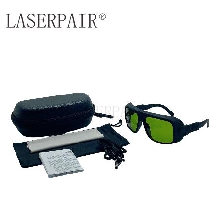 High Quality OD 7+ 1064nm Protection Laser Safety Glasses (Green,safety glasses)