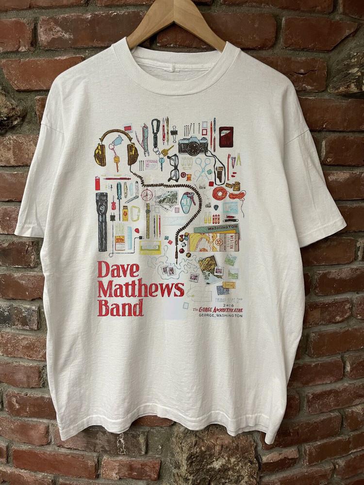 Dave Matthews Band Gorge Amphitheater Tour 2016   Full Size S-5XL Unisex T-Shirt S