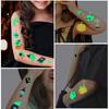 Face Body Halloween Disposabl Tattoo Temporary Tattoo Luminous Tattoo Sticker Party Decorations