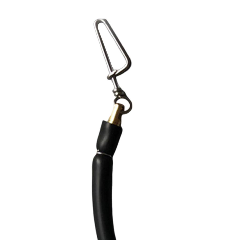 Shock Cord Bungee with Stainless Steel Snap Equipment fishing Shockcord for Underwater Hunting