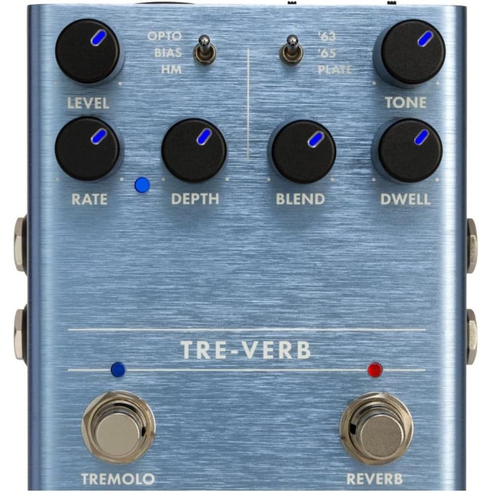 Fender Effector Tre Verb Digital reVerb Tremolo Tre Verb Modulation System