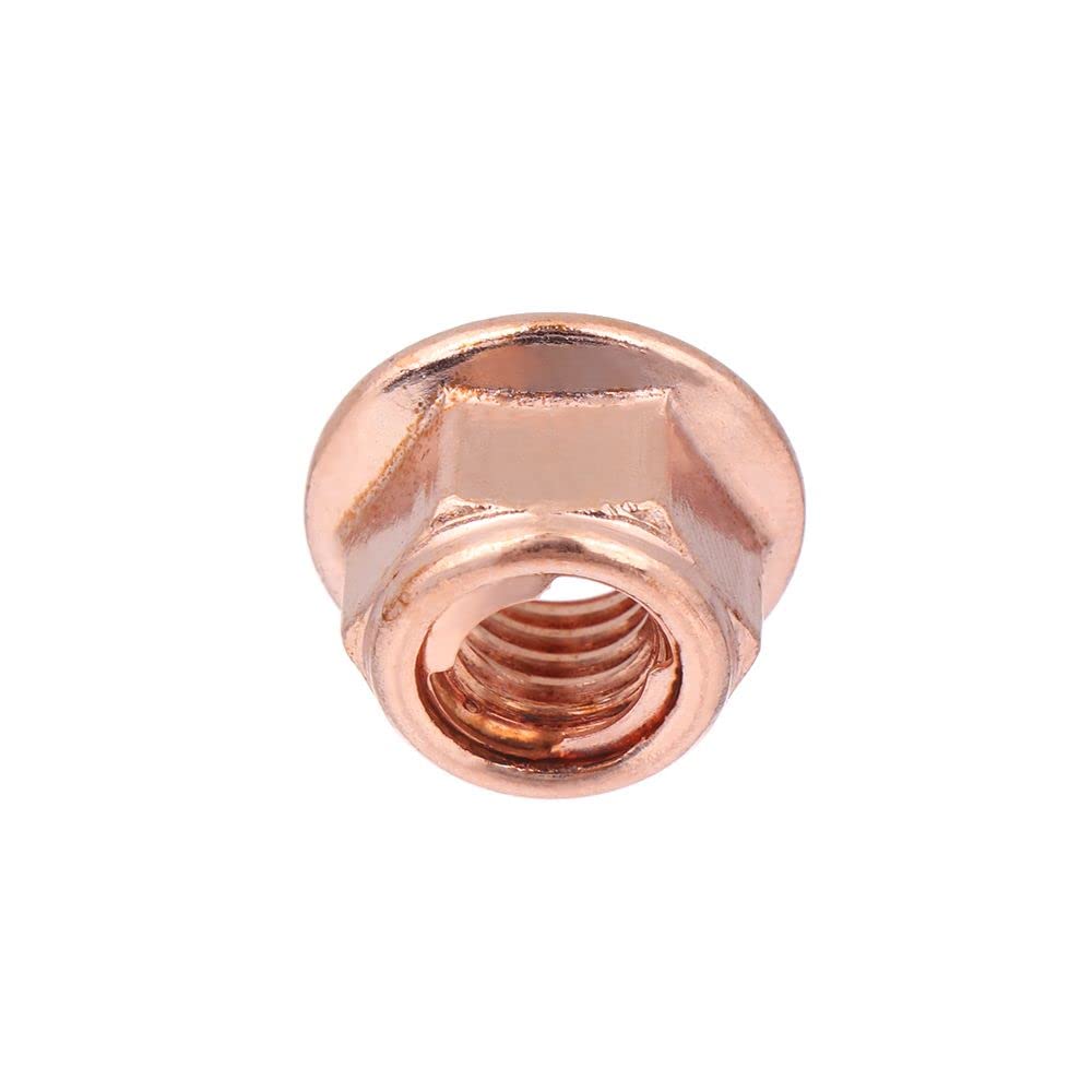 12pcs M8 Copper Flush Exhaust Manifold Nuts 8mm Nuts High